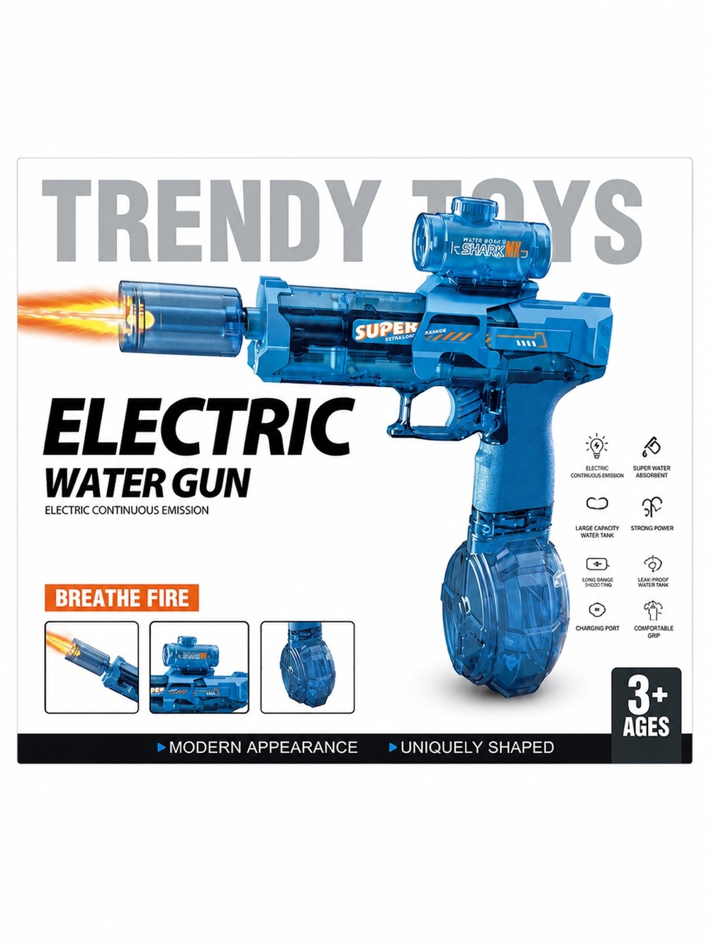 NIB Blue Electric Water Gun(Last One)